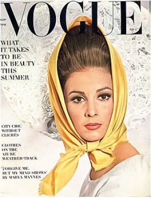 c13-Vintage Vogue magazine covers - wah4mi0ae4yauslife.com - Vintage Vogue May 1963 - Wilhemina.jpg